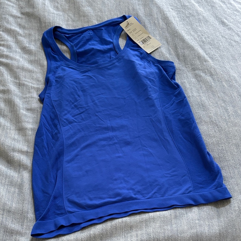Sweaty Betty Electric Blue Racerback Tank Top